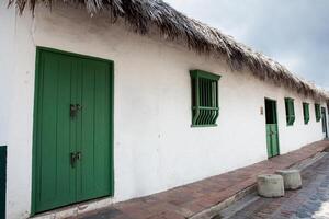 natal maison de le colombien indépendance héroïne policarpe Salavarrieta, aussi connu comme la pola dans sa ville natale le ville de Guaduas. photo