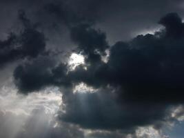 le ciel une orage photo