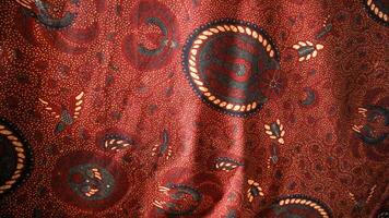 traditionnel batik originaire de à pékalongan, central Java, Indonésie avec élégant classique motifs photo