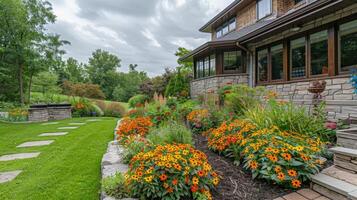 charmant maison avec grand jardin photo