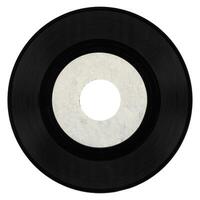vinyle record blanc étiquette photo