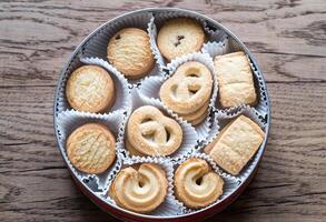 boîte de beurre biscuits photo