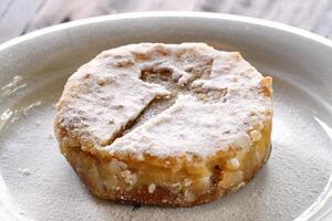 torta de santiago, classique Portugais sucré photo