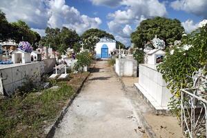 Christian cimetière dans baiao, une ville dans le intérieur de para photo
