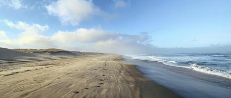 sable, océan, et ciel photo