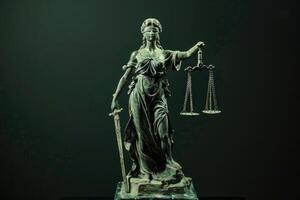 antique statue de Justice collection photo