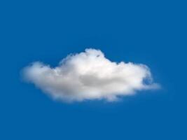 cumulus des nuages dans le ciel. duveteux nuage formes photo
