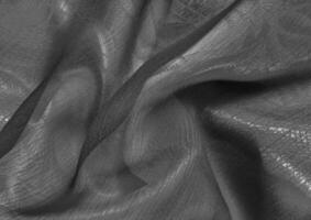 noir et blanc tissu modèle proche voir, textile Matériel Contexte photo