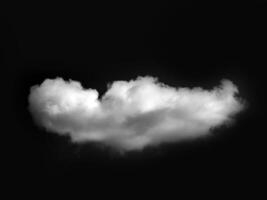 noir et blanc des nuages dans le ciel Contexte photo