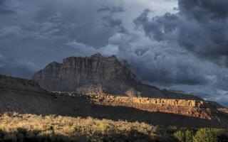Sion canyon orage photo