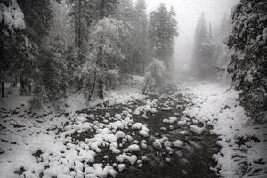 yosemite vallée neige photo