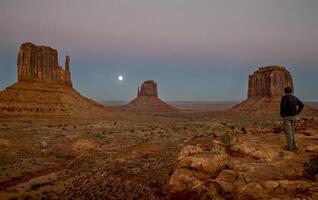 monument vallée lune en hausse photo