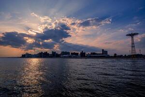 soir dans coney île photo