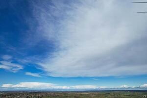 magnifique ciel et des nuages plus de Oxford ville de Angleterre Royaume-Uni photo