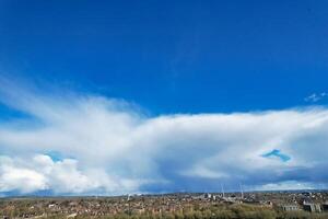 magnifique ciel et des nuages plus de Oxford ville de Angleterre Royaume-Uni photo