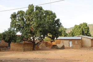 village dans le Nord de Bénin photo