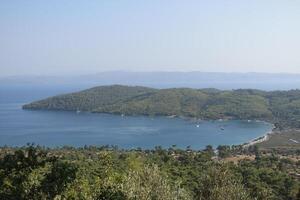 sur le route de Dalyan à mordez, magnifique paysage dans dinde photo