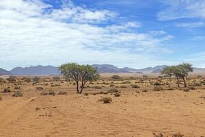 image de le unique paysage de le tiras montagnes sur le bord de le namib désert dans Namibie photo