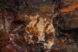 macro pierre minéral jaspe sur noir Contexte photo