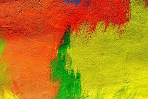 une fragment de coloré graffiti peint sur une mur. abstrait Urbain Contexte. vaporisateur La peinture art. photo
