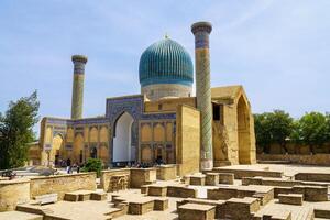samarcande, Ouzbékistan - avril 27, 2023 Gur-Emir mausolée de Tamerlan dans une jour, samarcande, Ouzbékistan. photo
