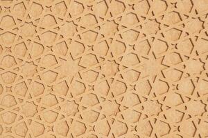 géométrique traditionnel islamique ornement. fragment de une mosaïque. photo