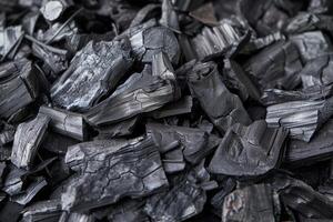 Naturel noir charbon texture photo