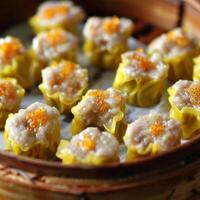 faible somme shumai avec chevreuil photo