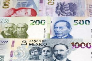 mexicain peso une affaires Contexte photo