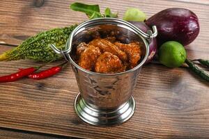 Indien cuisine - poulet Masala sauce photo