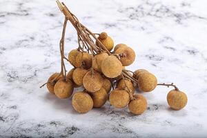 mûr sucré tropical longan fruit photo