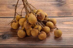 mûr sucré tropical longan fruit photo