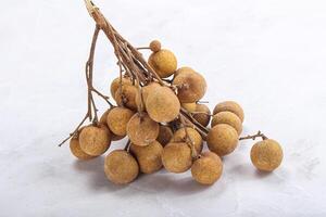 mûr sucré tropical longan fruit photo