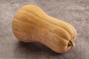 brut mûr biologique butternut citrouille photo