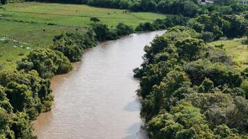 aérien image de le pore rivière photo