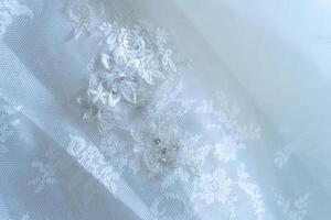 fermer de blanc mariage robe photo