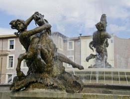 fontana delle naiadi à rome, italie photo