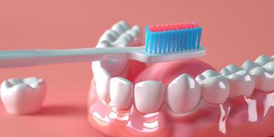 dentaire hygiène et oral santé se soucier concept photo
