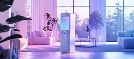 respectueux de la nature Accueil intérieur avec air purification système photo