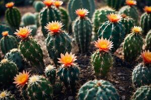 cactus les plantes dans le désert photo