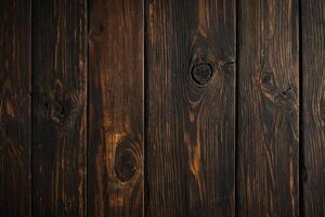 ai généré vieux en bois Contexte ou texture. proche en haut de marron en bois mur. photo