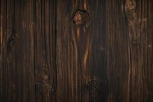 ai généré vieux en bois Contexte ou texture. proche en haut de marron en bois mur. photo