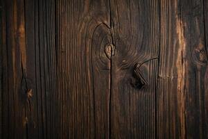 ai généré vieux en bois Contexte ou texture. proche en haut de marron en bois mur. photo