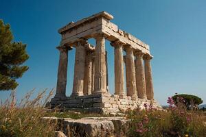 le ruines de le temple de Apollon à éphèse, dinde photo