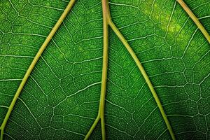 Contexte Naturel texture vert feuillage, feuille macro structure photo