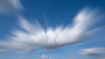 ciel avec des nuages photo