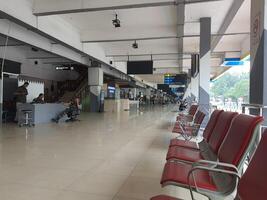 Djakarta, Indonésie sur juillet sept 2022. le atmosphère de le attendre pièce à halim perdana Kusuma aéroport photo