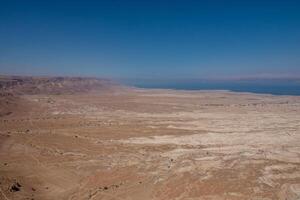 désert paysage de Israël, mort mer, Jordan. photo