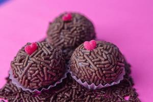 brigadeiro au chocolat traditionnel photo