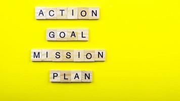 plan d'action mission objectif